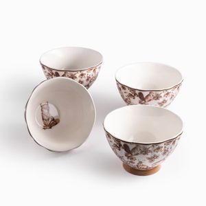 Tazón Bosque Invernal 15cm setx4