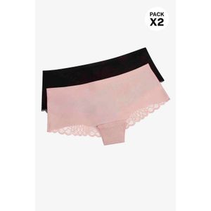 Boxer confeccionado en microfibra satinada paquete x2