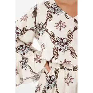 Vestido floral con bolero para mujer