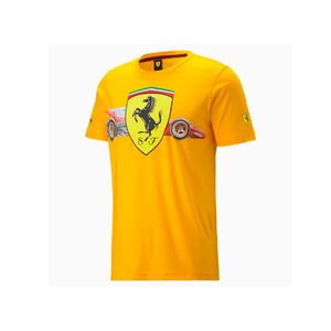Camiseta-Puma-Ferrari-Hombre-Color-Amarillo-Rojo-Negro