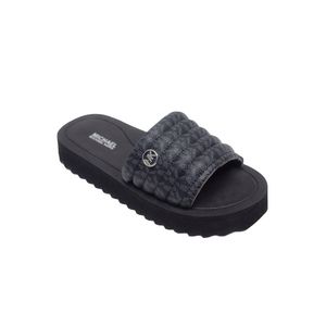 Sandalias-Michael-Kors-Junior-100965C2-Color-Negro-Gris-Plateado--Niña