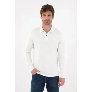 Camiseta manga larga crudo para hombre