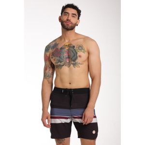 Pantaloneta Banzai Line Black Scallop 18 Pulgadas Hombre