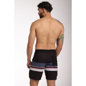 Pantaloneta Banzai Line Black Scallop 18 Pulgadas Hombre