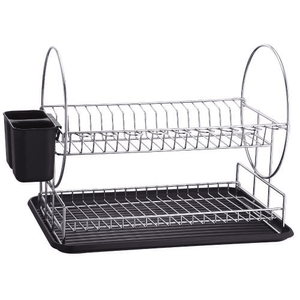 Escurreplatos de Acero Inoxidable para Cocina – Color Negro