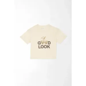 Camiseta en algodón estampada para niña