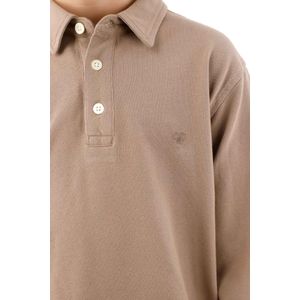 Polo manga larga gris para niño