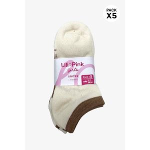Medias hasta los talones paquete x5 elaborada en algodón
