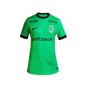 Camiseta Nike Atletico Nacional Df Jsy Stad 3R Mujer Color VerdeNegro