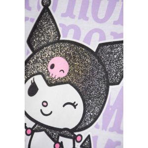 Camiseta de Kuromi manga corta blanco para niña