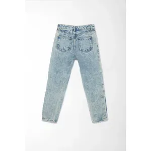 Jean Slouchy tiro alto para niña