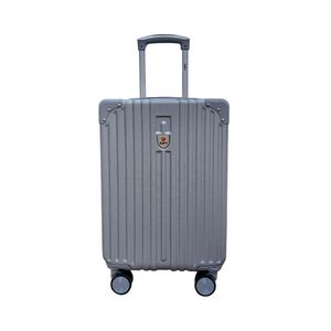 Maleta De Viaje 18 Pulg Expandible Cabina Bin M019 Plata