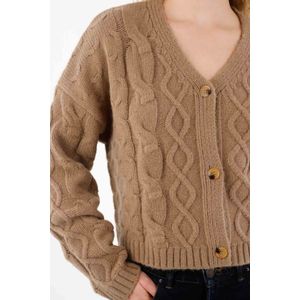 Buzo tejido con botones para mujer