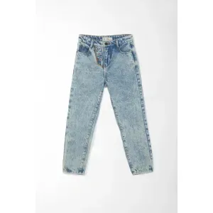 Jean Slouchy tiro alto para niña