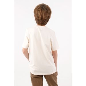 Camiseta de manga crudo verde para niño