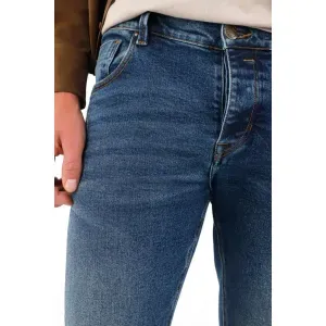 Jean Skinny clásico azul para hombre