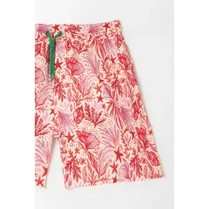 Pantaloneta de rayas y tiburones para hombre