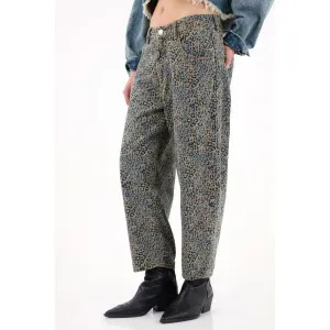 Jean para mujer tennis, jeans horse shoe plano pesado cintura con pretina