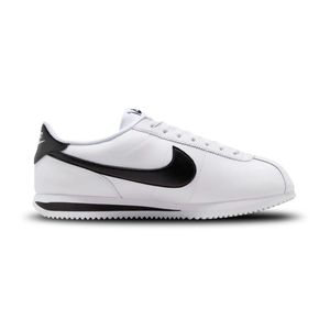 Tenis Nike Cortez Leather Hombre Color Blanco Negro