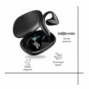 Auriculares Inalambricos Traductores Idiomas Audífonos Negro