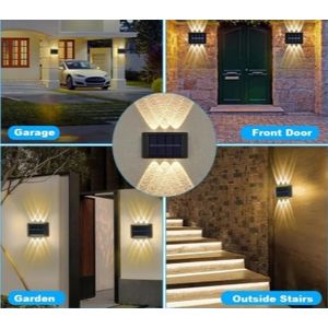 Lámpara Solar LED de pared para exteriores