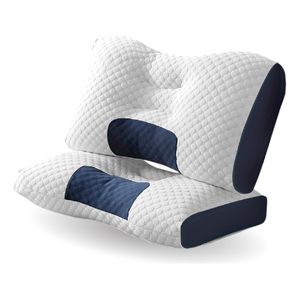Set de 2 Almohada Ortopédica Cervical Alineamiento Columna