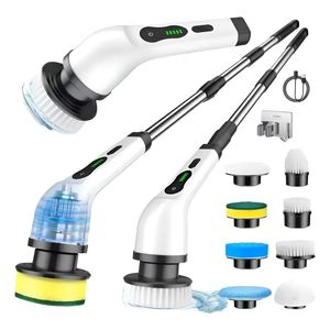 Fregona Eléctrica Con Cepillo De Limpieza, 9 En 1, Multiusos