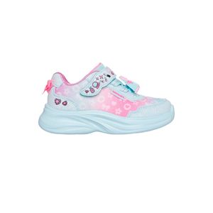 Tenis Skechers Power Jams 2 0 Niñas Color Azul Rosado