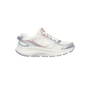 Tenis Skechers Go Run Consistent Niñas Color Plateado Blanco Rosado