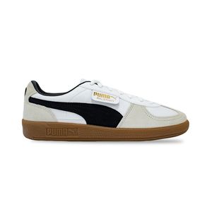 Tenis Puma Palermo Lth Hombre Color Blanco Negro Beige