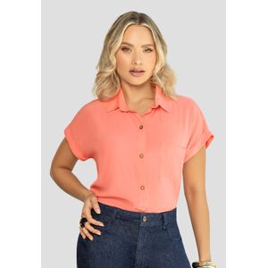 Camisa Mujer Salmon Mp 6135