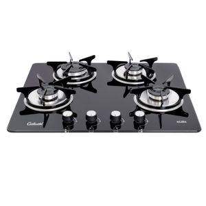 Estufa De Empotrar Vidrio 5883 Gas Natural Negro