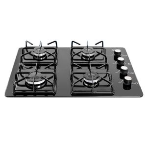 Estufa De Empotrar Vidrio Templado Negro (60x45) Cm Gas Natural 6323