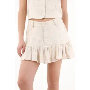 Falda recta con bolero para mujer