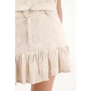 Falda recta con bolero para mujer