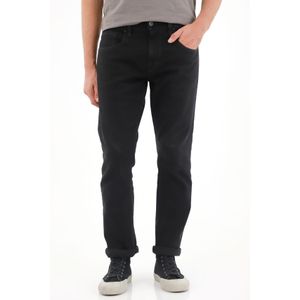 Jean Recto black denim para hombre