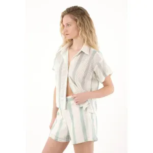 Short a rayas para mujer