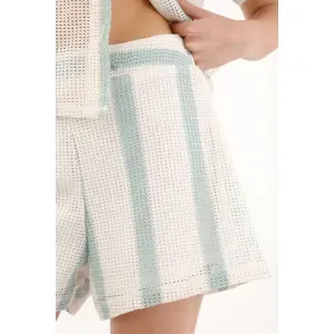 Short a rayas para mujer