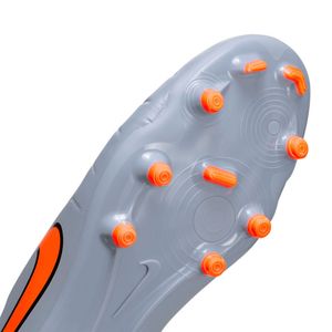 Guayos Nike Tiempo Legend 10 Club Hombre Color Gris Naranjado