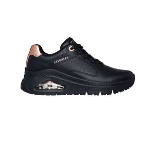 Tenis Skechers Uno Icon Mujer Color Negro Dorado