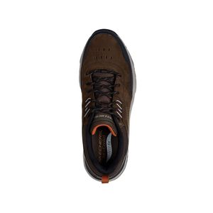 Tenis Skechers Arch Fit Dawson Hombre Color Cafe Negro Gris