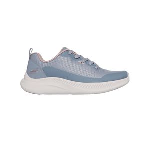 Tenis Skechers Bobs Moda Flex Mujer Color Azul Rosado Blanco