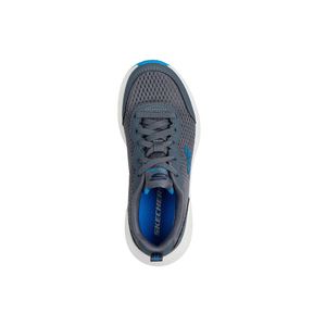 Tenis Skechers Edge Ride Rekze Niños Color Gris Azul Blanco
