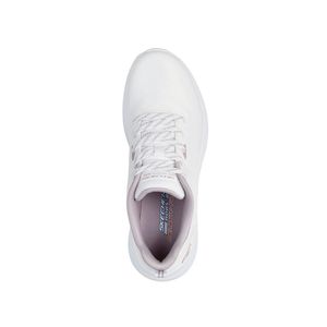 Tenis Skechers Bobs Moda Flex Mujer Color Blanco Rosado