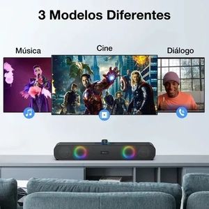 Barra De Sonido TV Parlante Bluetooth Potente 1hora