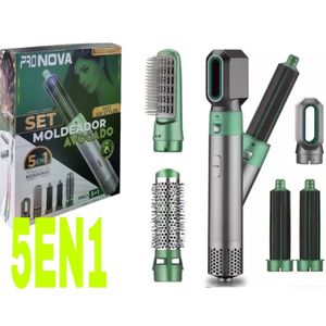 Cepillo Secador Aguacate Cepillo Rizador 5 EN 1 Cepillo Electrico