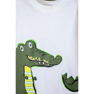 Conjunto LittleMic verde militar para niño 2t a 5t