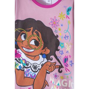 Pijama de Encanto de pantalón largo rosado para niña