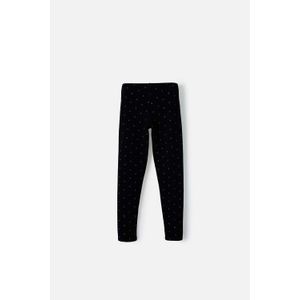 Leggins de Mic con cintura elastica negro para niña