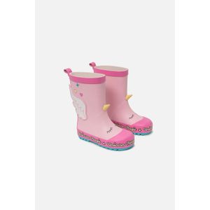 Botas De Lluvia LittleMic rosadas para niña